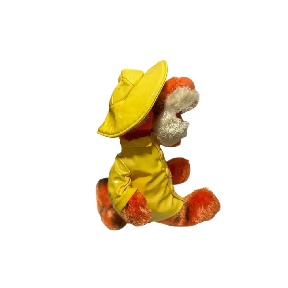 The Disney Store Winnie The Pooh Rainshop Tigger 10” Stuffed Plush Rain Coat